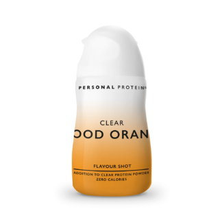 clear blood orange flavour shot