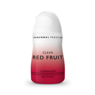 clear red fruit flavour shot