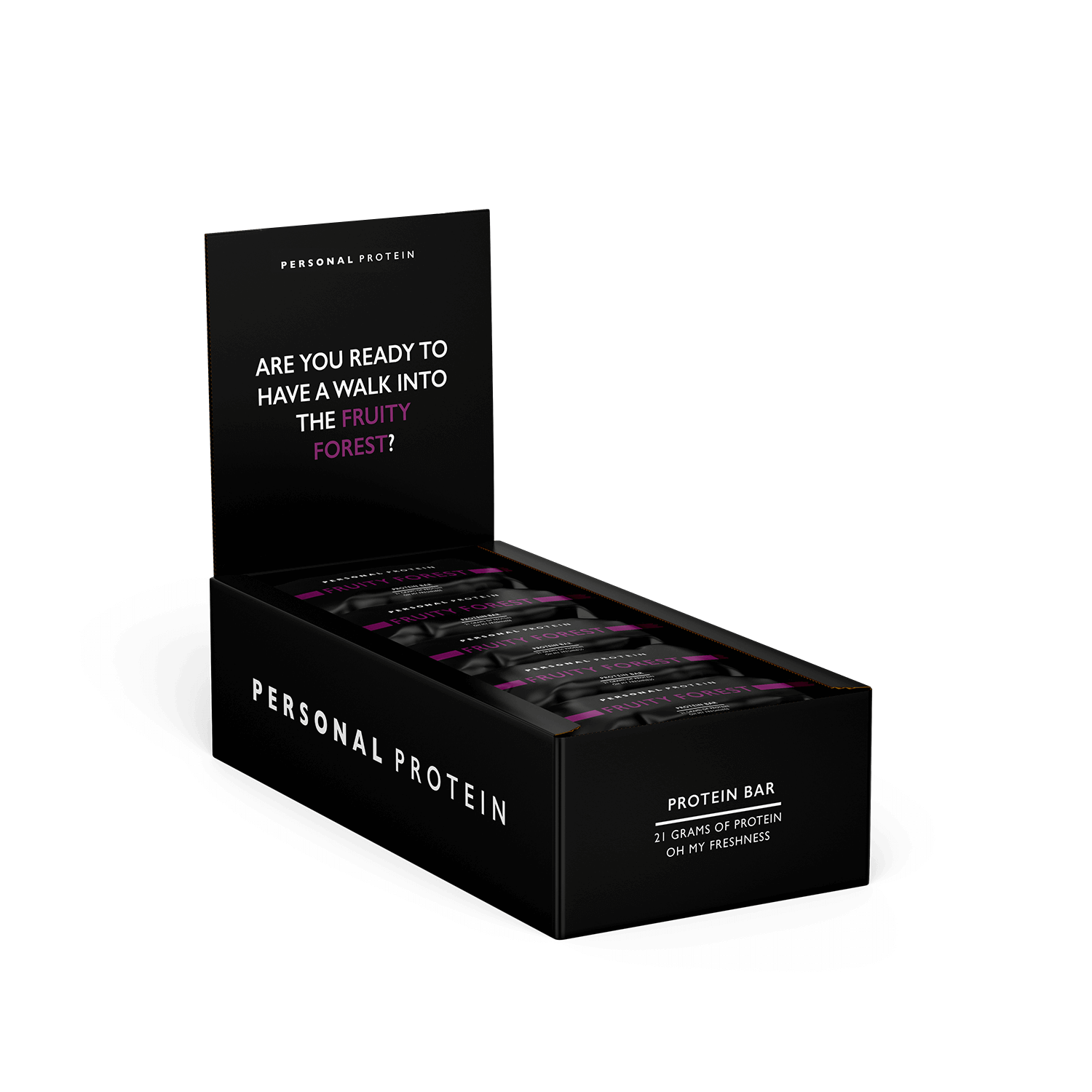 fruity forest protein bar box fruit eiwitreep