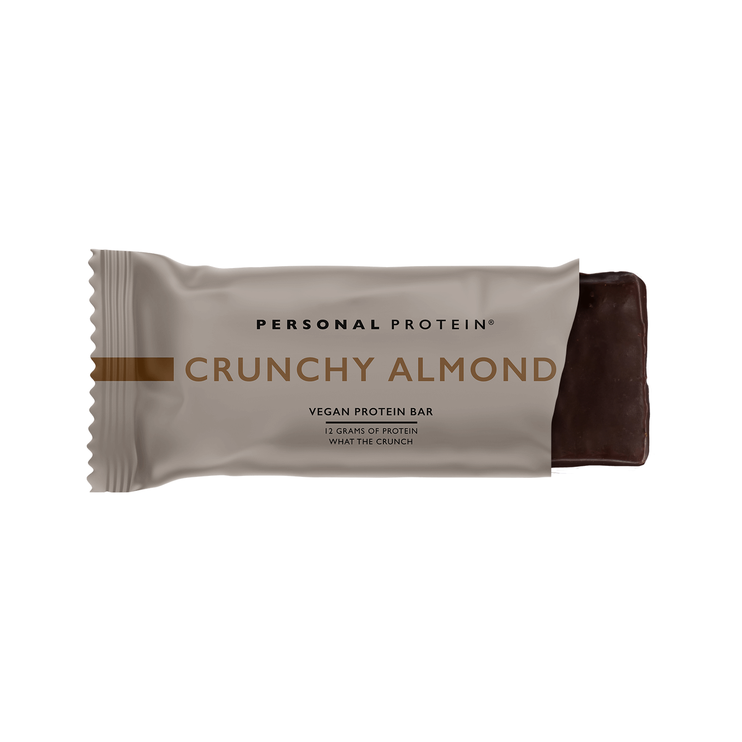 crunchy almond protein bar vegan eiwitreep amandel