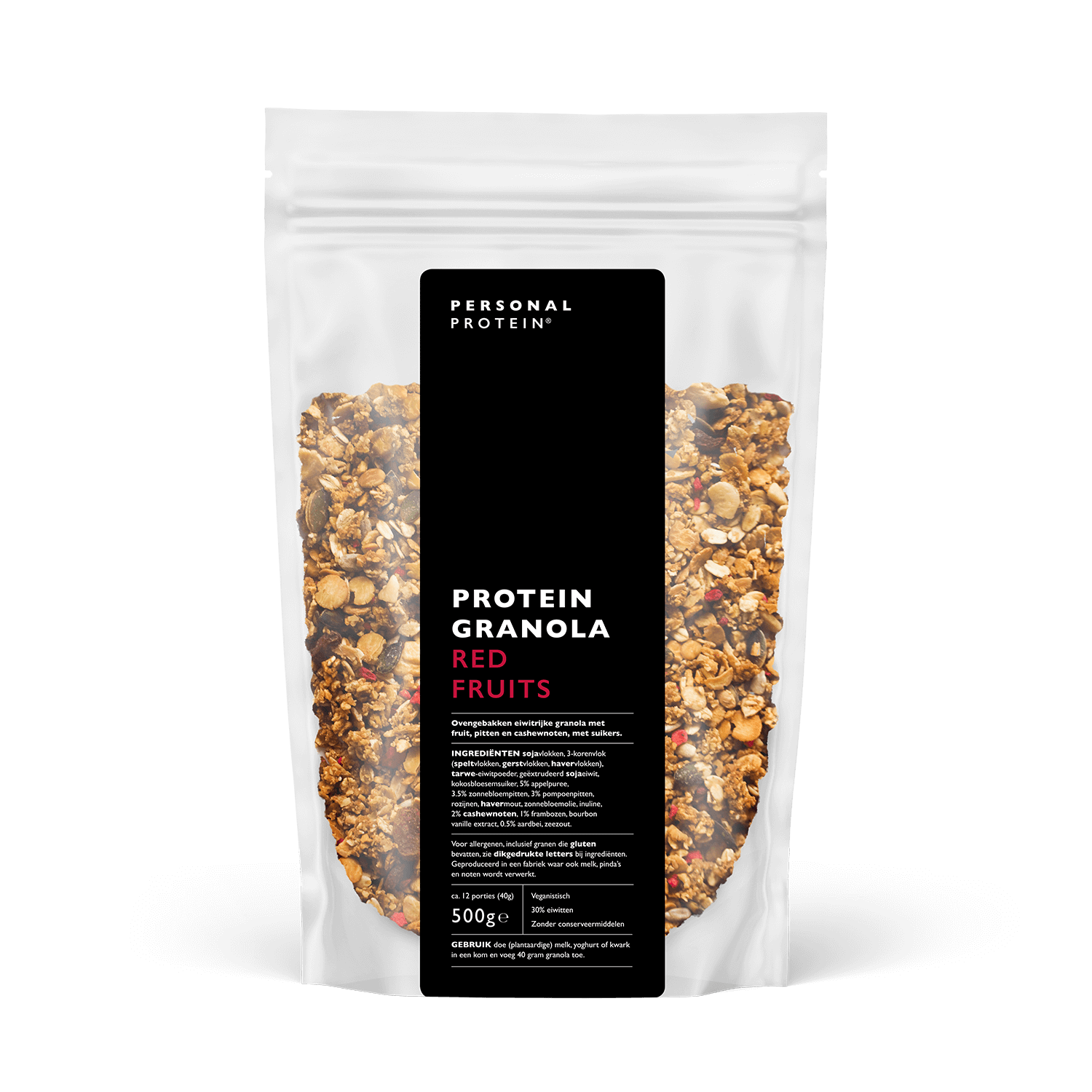 protein granola red fruits protein granola red fruits